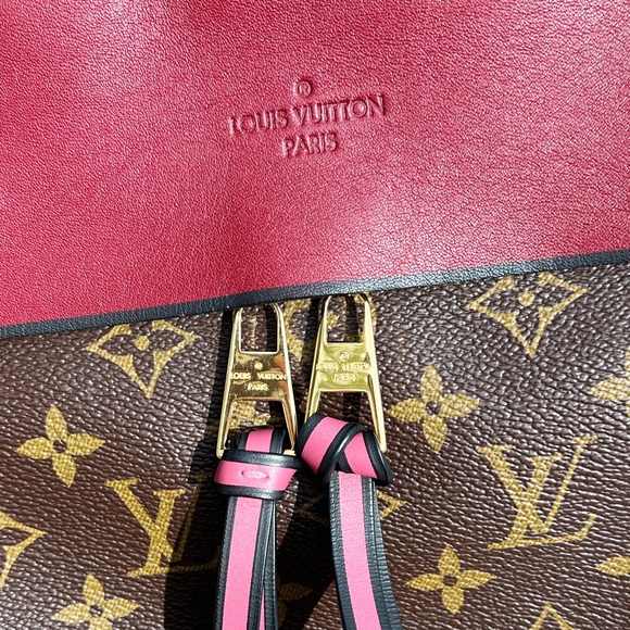 SOLD 😭Louis Vuitton Monogram Tote Crossbody Brown Pink - Picture 15 of 15